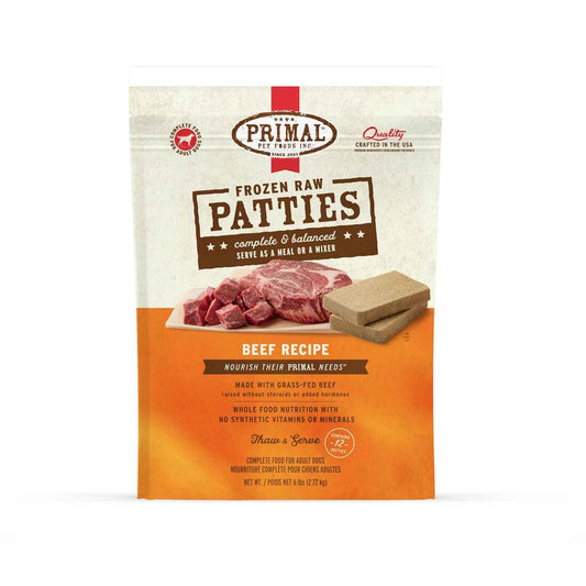 Primal Canine FZN Beef Formula 6lb Bag