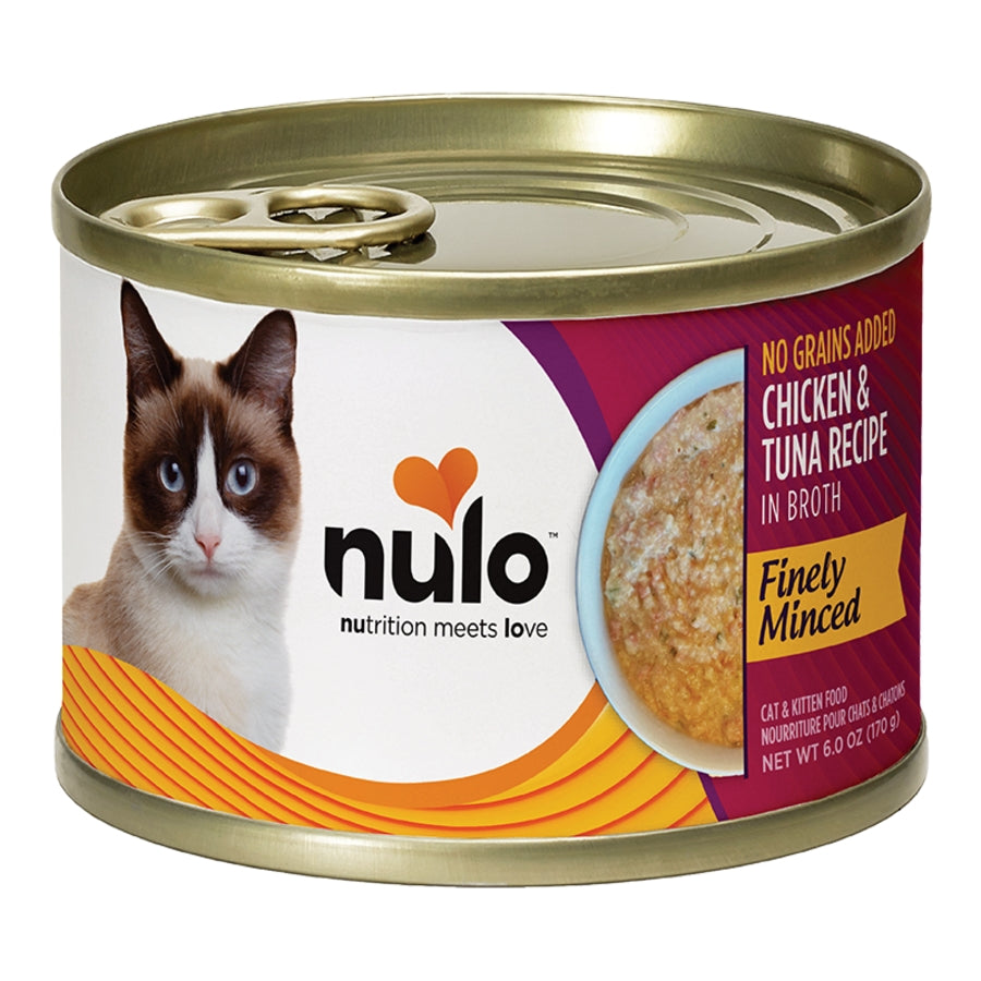 Nulo Cat & Kitten Finely Minced Chicken & Tuna Recipe 6oz