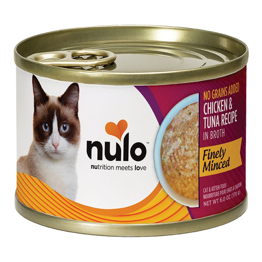 Nulo Cat & Kitten Finely Minced Chicken & Tuna Recipe 6oz