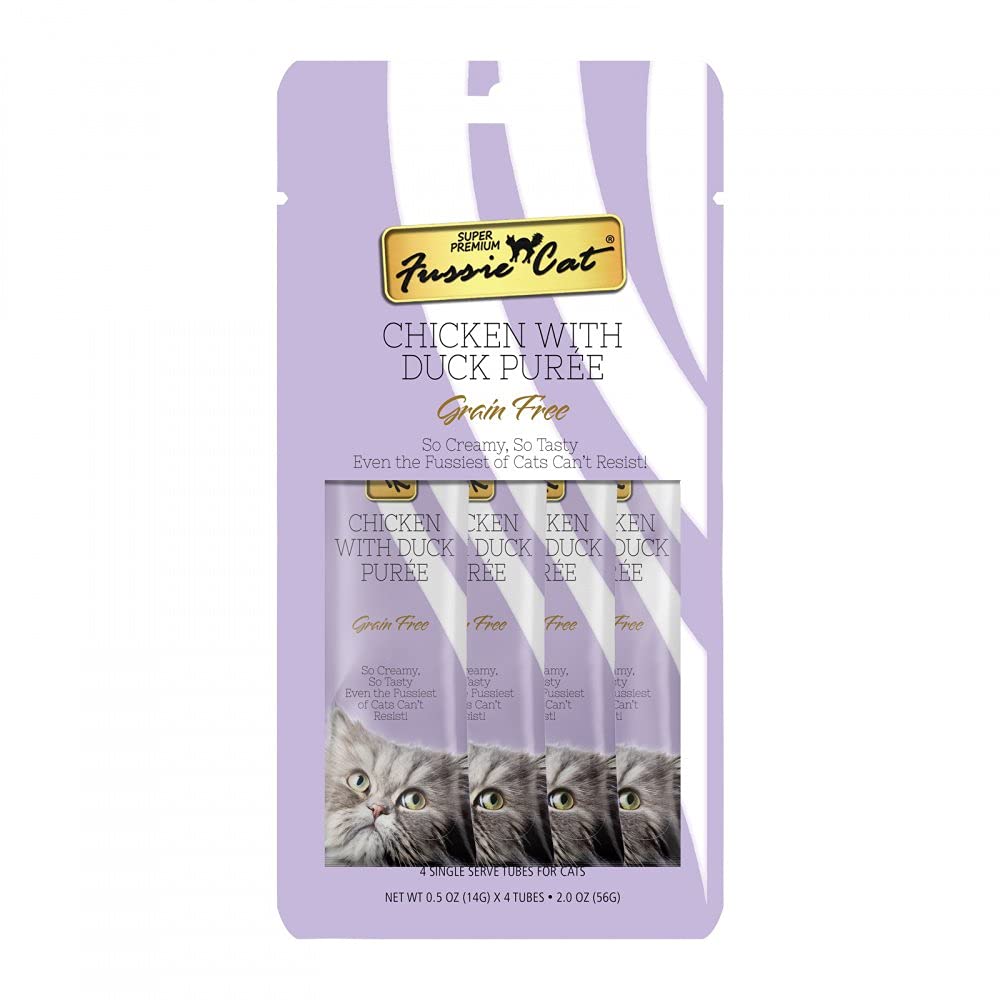 Fussie Cat Puree Treats in Goat Milk