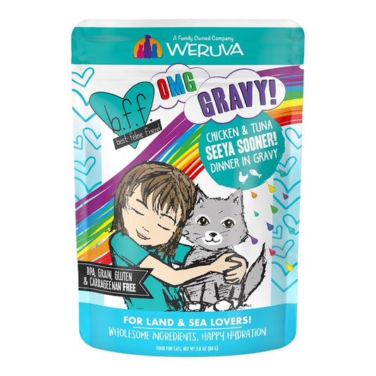 BFF Chicken/Tuna Seeya Sooner in Gravy for Cats 2.8oz