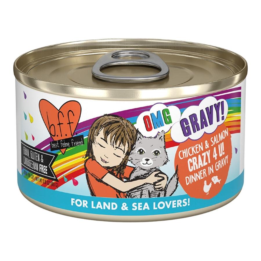 BFF QT Crazy 4 U Dinner in Gravy 2.8 oz