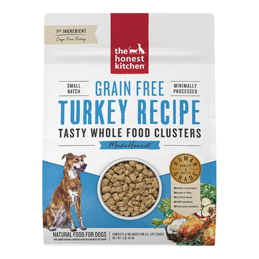 Honest Kitchen Clusters GF Turkey & Chicken for Dog 1lb