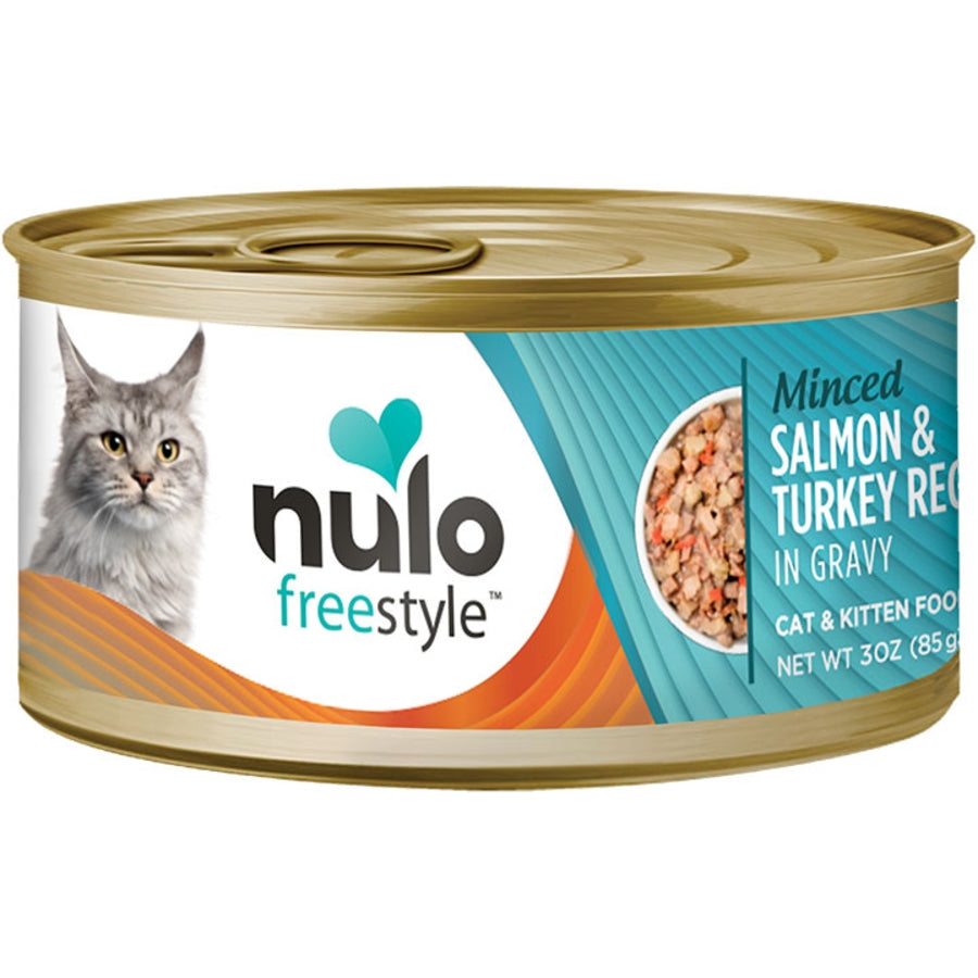 Nulo Freestyle Minced Salmon & Turkey Canned Cat Food 3oz