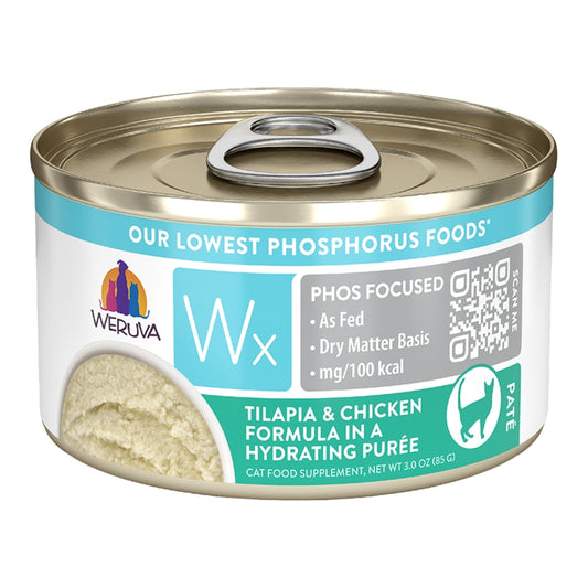 Weruva Low Phosphorus Cat Food Tilapia/Chicken Formula 3oz can