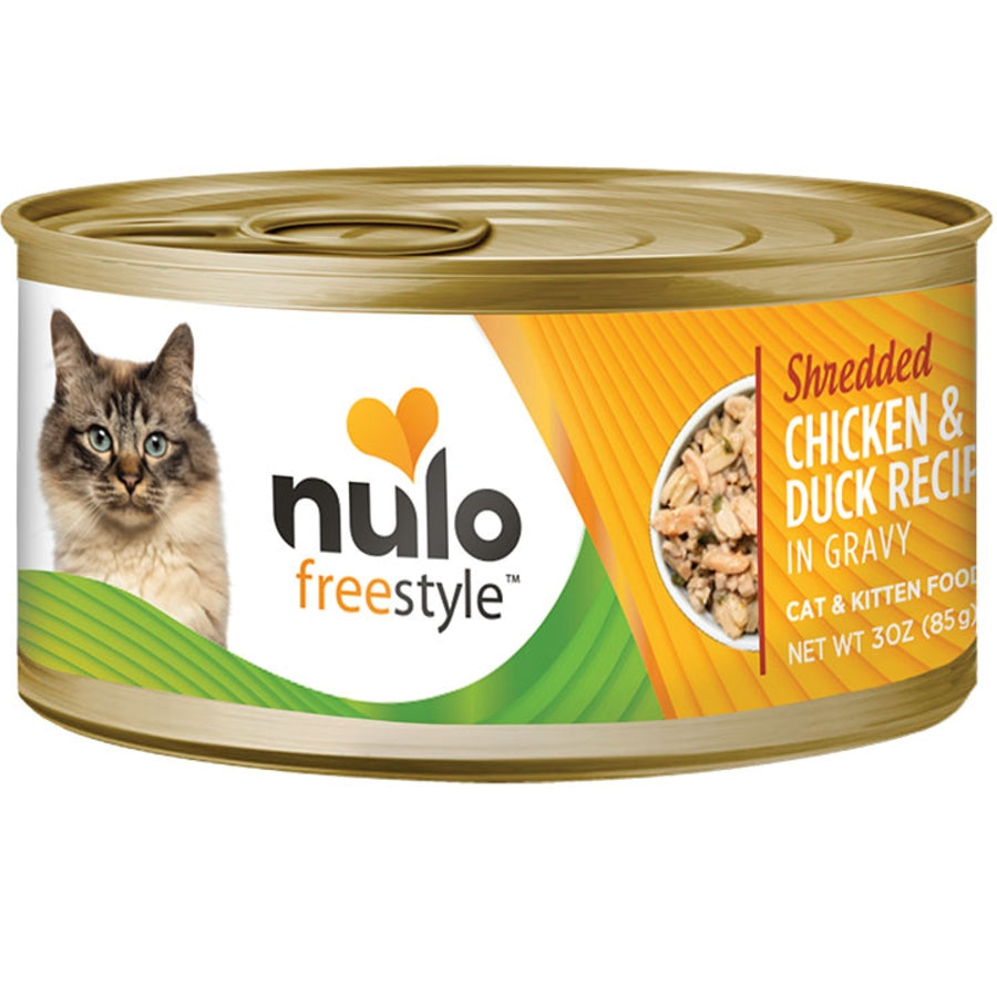 Nulo Freestyle Shredded Chicken & Duck Canned Cat Food 3oz