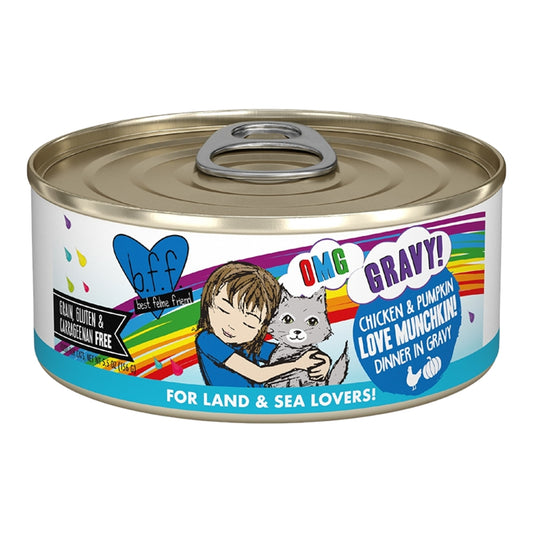 B.F.F. Chicken & Pumpkin Love Munchkin in Gravy 5.5oz