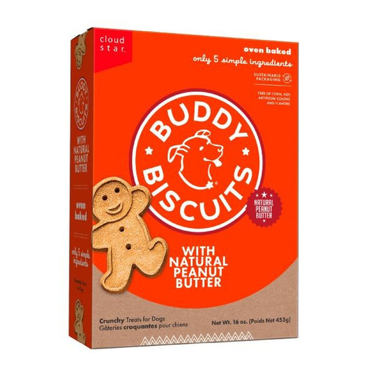 Buddy Biscuits Baked Crunchy Peanut Butter Treats 16oz