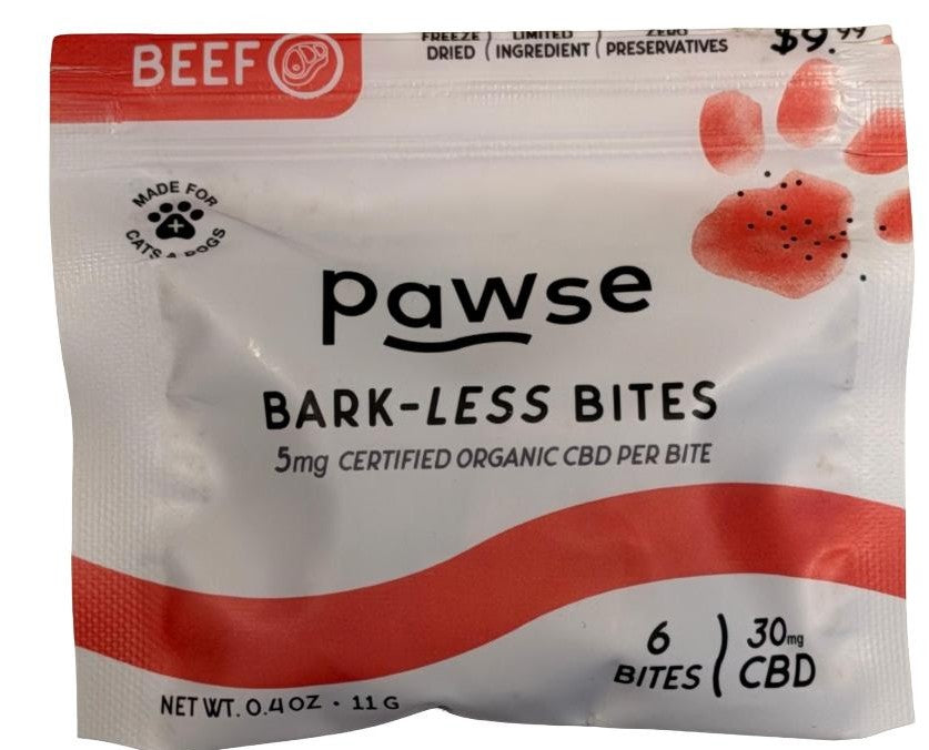 Paws Bark-Less Bites CBD Treats for Dogs (6ct)