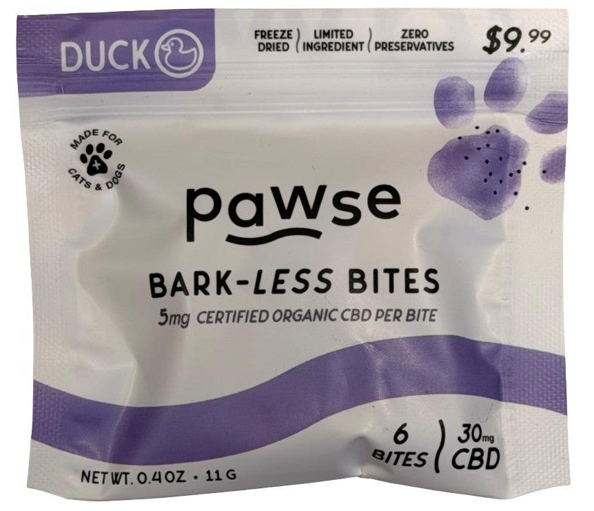 Paws Bark-Less Bites CBD Treats for Dogs (6ct)