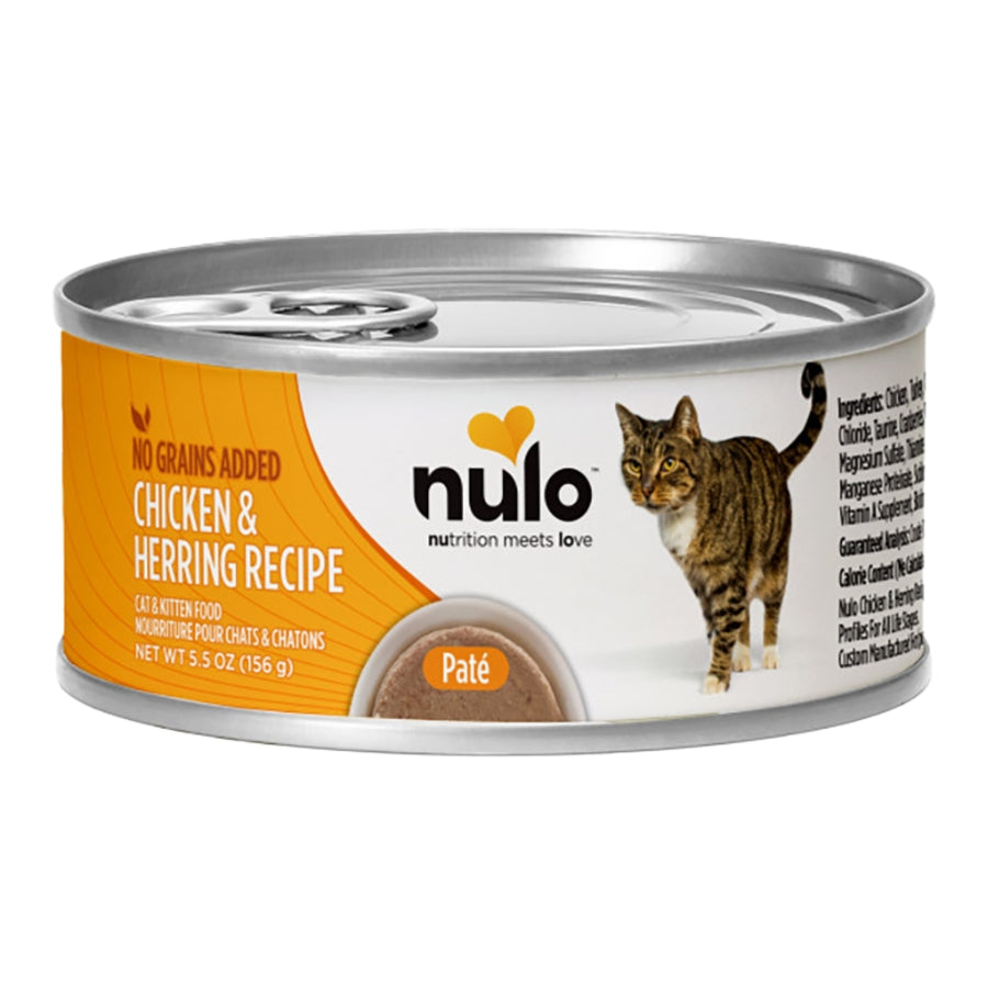 Nulo Freestyle Pate Chicken & Herring Canned Cat Food 5.5oz