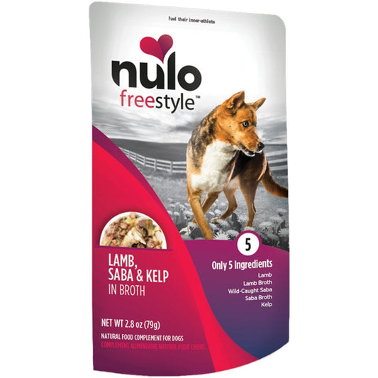 Nulo Freestyle Puppy & Adult Lamb, Saba & Kelp Recipe Wet Dog Food Topper