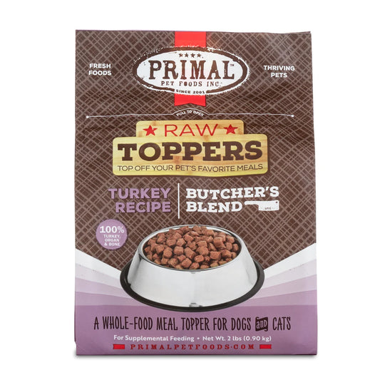 Primal Butcher's Blend Meal Topper (2lb) - Turkey