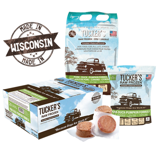 Tucker's FZN Raw Food for Dogs - Pork/Duck/Pumpkin (6lb)