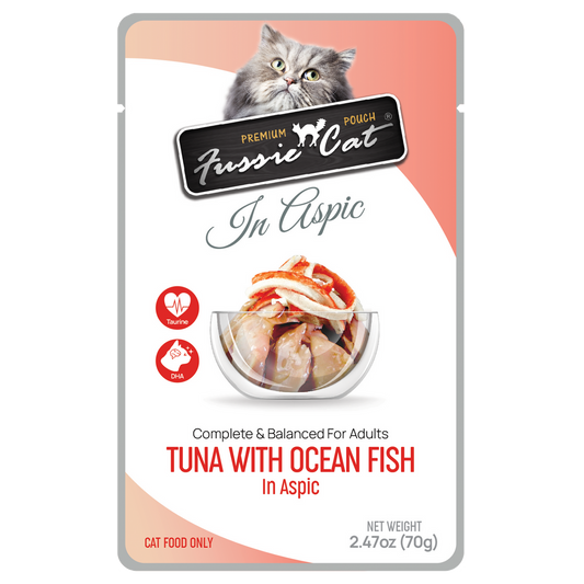 Fussie Cat with Aspic Tuna and Oceanfish (2.47oz)