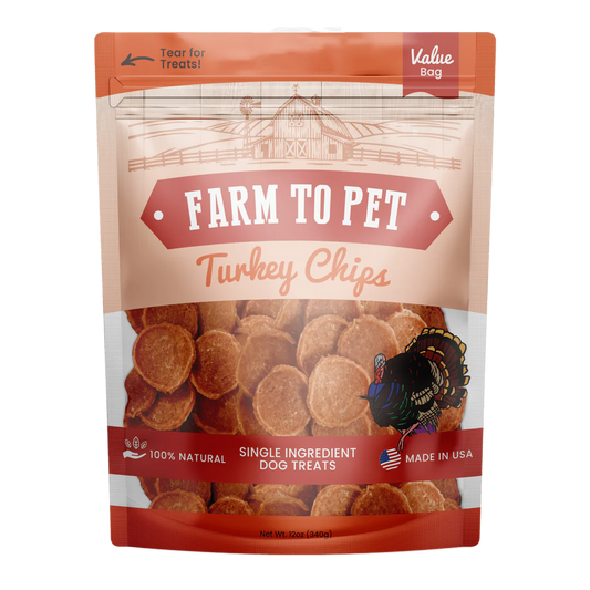Farm to Pet Chips 12oz - Turkey