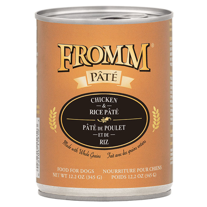 Fromm Chicken & Rice Pate for Dogs (12.2 oz Can)