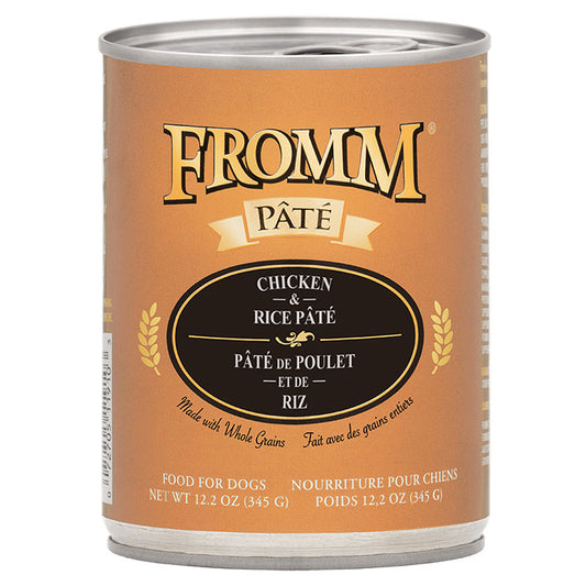 Fromm Chicken & Rice Pate for Dogs (12.2 oz Can)