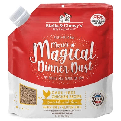 Stella & Chewy's GF/ FD Chicken Dinner Dust Meal Topper for Dogs 7oz