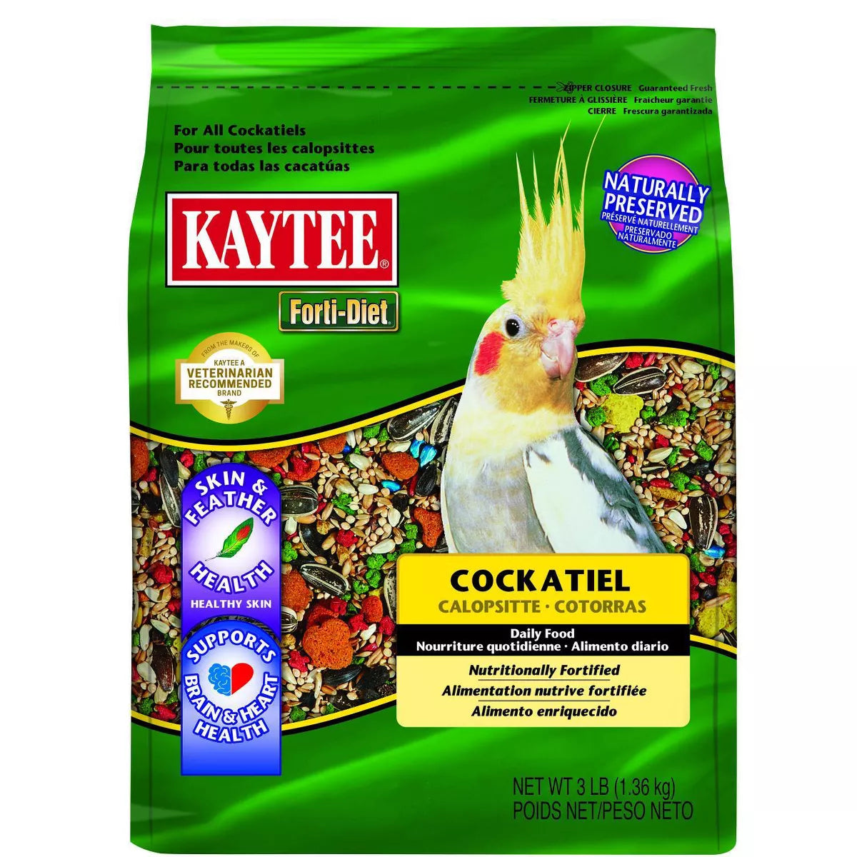 Kaytee Exact Naturals Cockatiel (3 lbs)