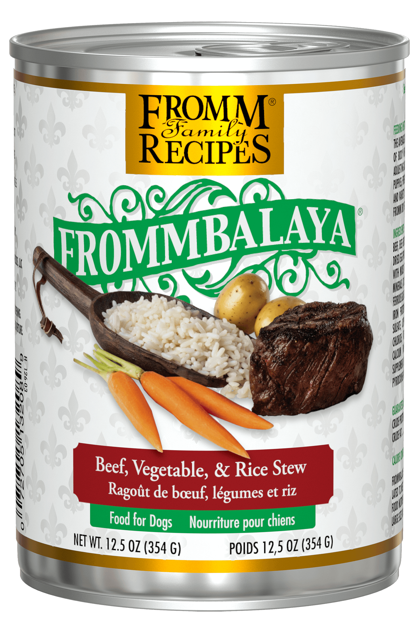 Frommbalaya Beef, Vegetable, & Rice Stew  for Dogs 12.5oz Can