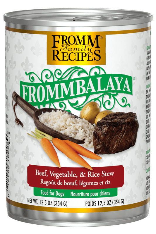 Frommbalaya Beef, Vegetable, & Rice Stew  for Dogs 12.5oz Can