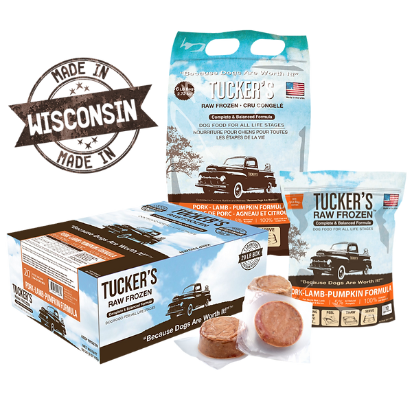 Tuckers Raw FZN for Dogs - Pork/Lamb/Pumpkin  (20lb)