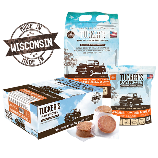Tuckers Raw FZN for Dogs - Pork/Lamb/Pumpkin  (20lb)