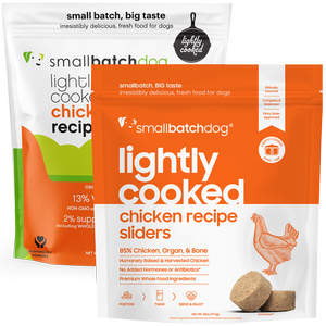 Smallbatch FRZN Lightly Cooked Chicken Formula for Dogs (5lb Bag)