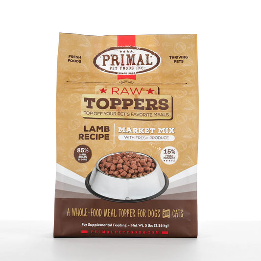 Primal Market Mix Meal Topper (5lb) - Lamb