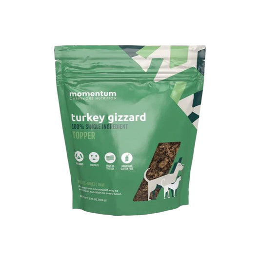 Momentum FD Raw Topper for Dogs and Cats 3.75oz - Turkey Gizzard