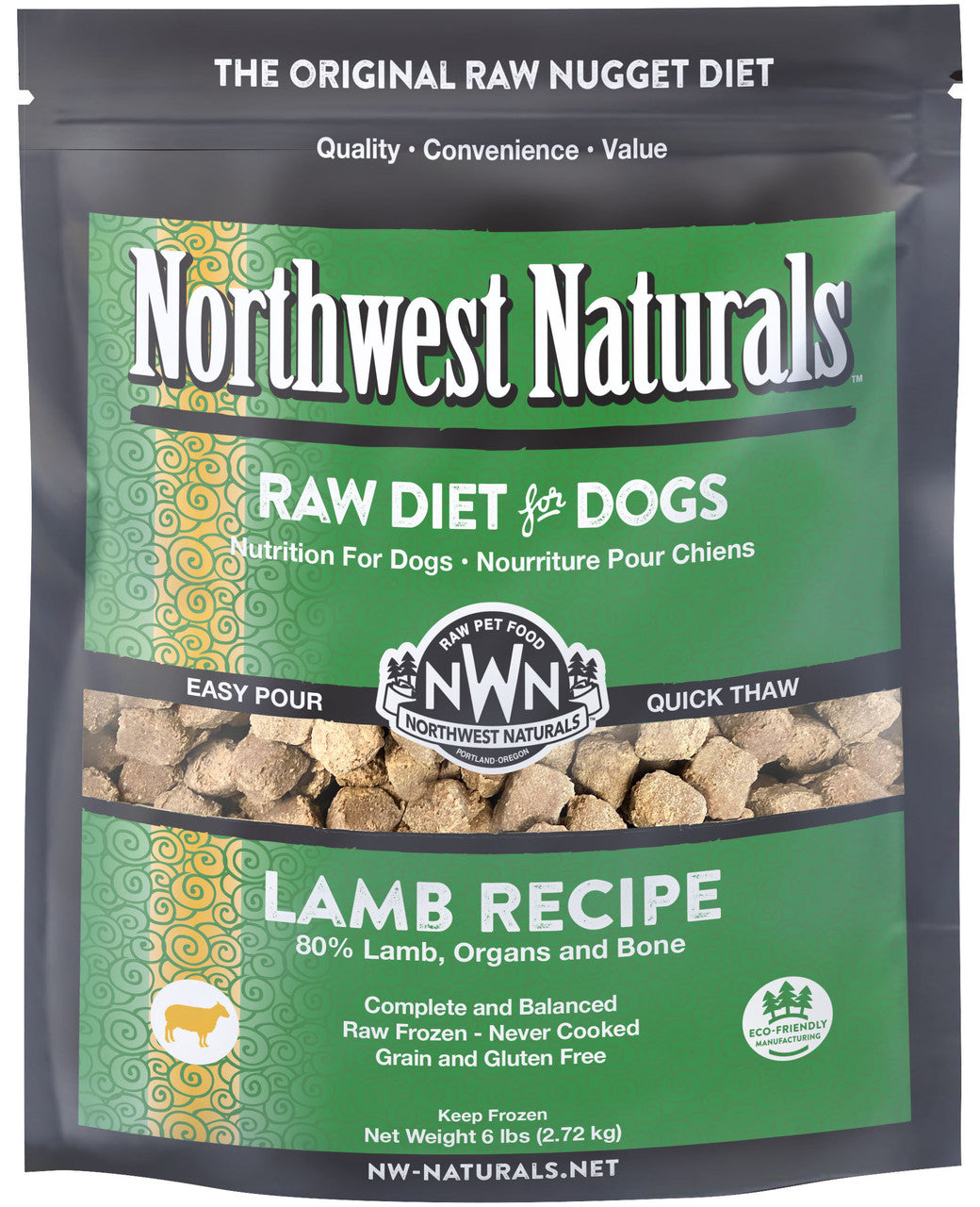 NW Naturals FD Lamb Nuggets for Dogs 25oz