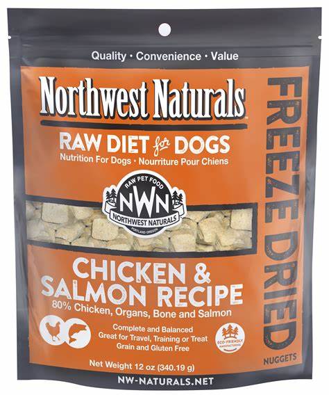 NW Naturals FZN Nugget Dog Chicken & Salmon 6lb