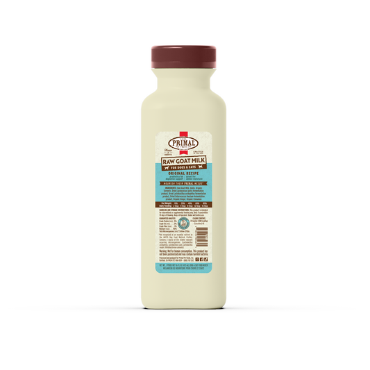 Primal Raw Goat Milk 32 oz