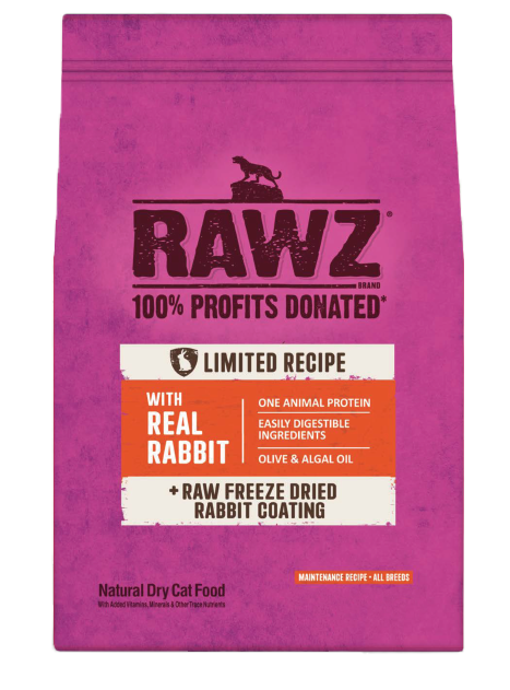 RAWZ Cat Limited Ingredient Rabbit Recipe (1.75 lb)