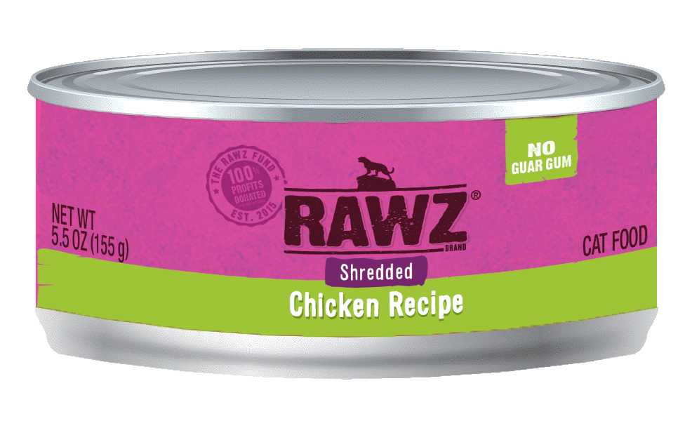 RAWZ Shredded Chicken Recipe for Cats