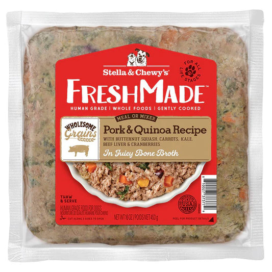 Stella & Chewy Gently Cooked Freshmade (1lb) - Pork/Quinoa