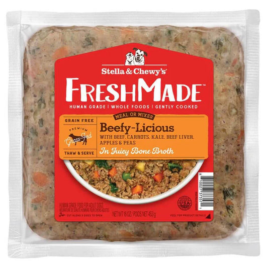 Stella & Chewy Gentle Cooked Freshmade (1lb) - Beefy-Licious