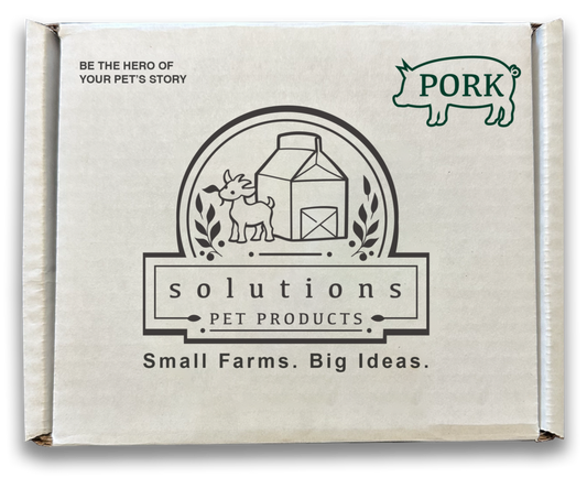 Solutions Pet Products FZN Pork Recipe for Dogs