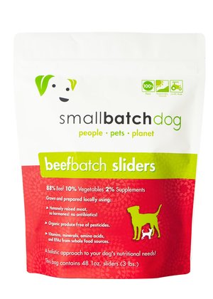 SmallBatch Frozen Beef Patties for Dogs