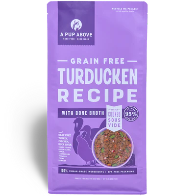 A Pup Above Gently Cooked Turducken
