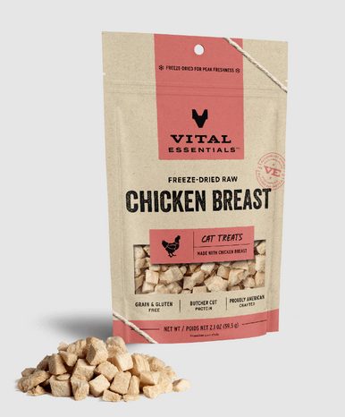 Vital Essentials FD Chicken Breast Treats for Cats 2.1 oz