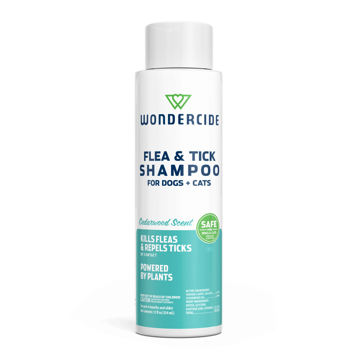 Wondercide Flea & Tick Shampoo for Cats and Dogs (12oz)
