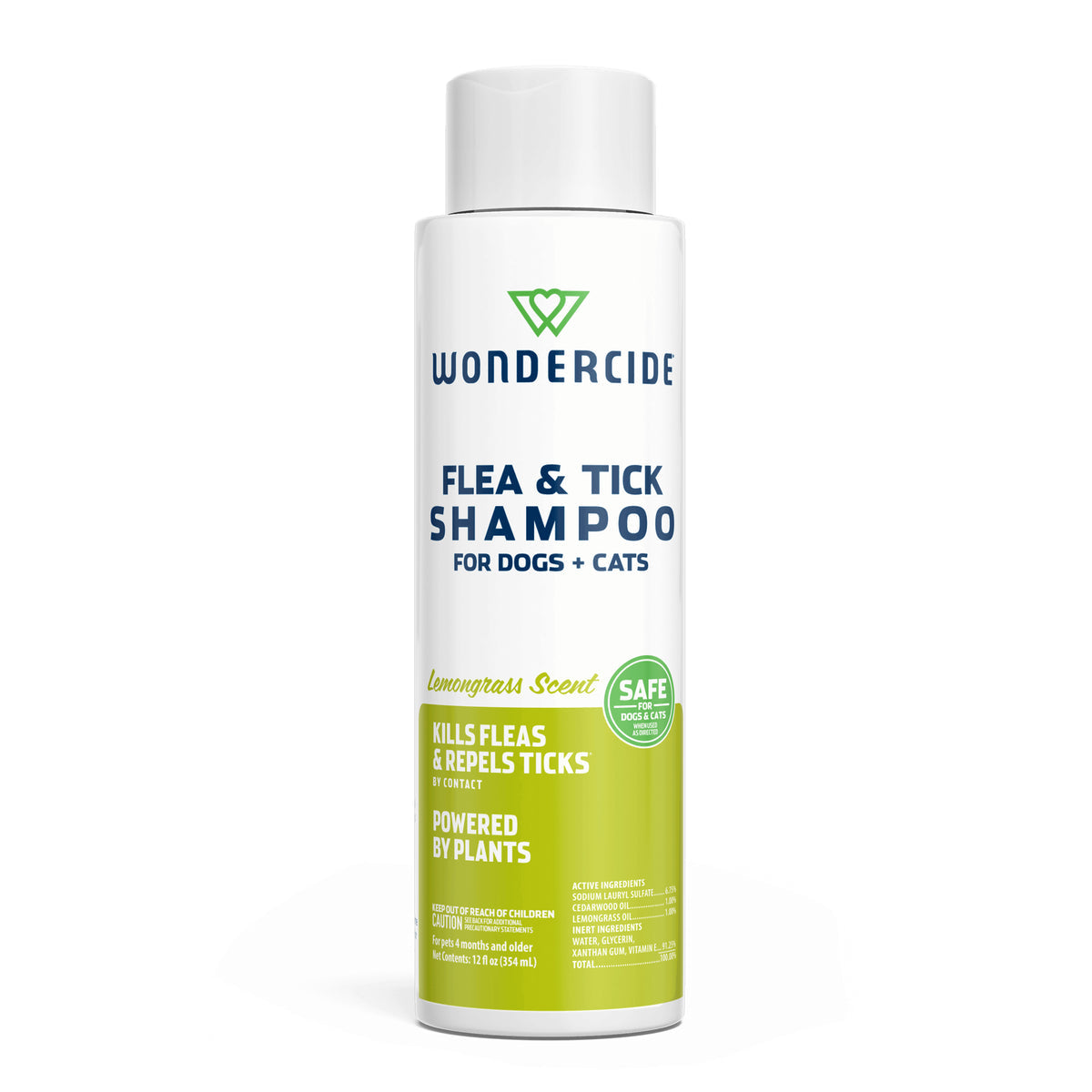 Wondercide Flea & Tick Shampoo for Cats and Dogs (12oz)