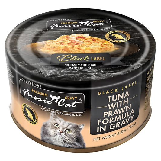 Fussie Cat Tuna with Prawn in Gravy (2.47oz)