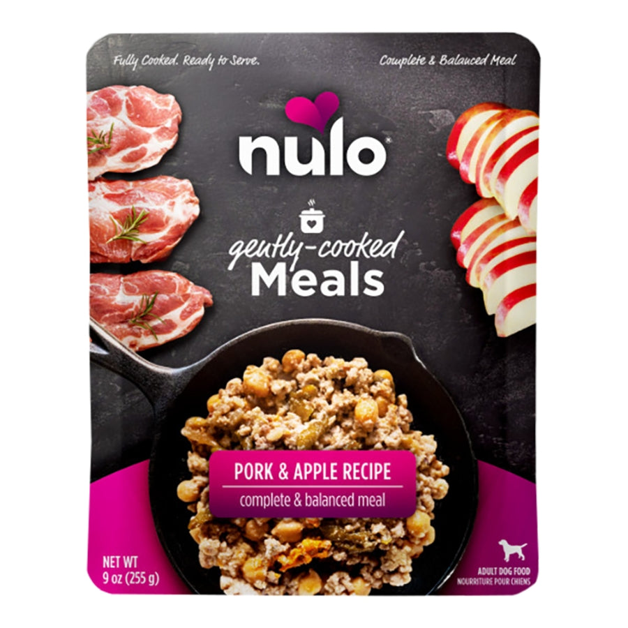 Nulo Gently-Cooked Meals for Dogs - Pork/Apple 9 oz