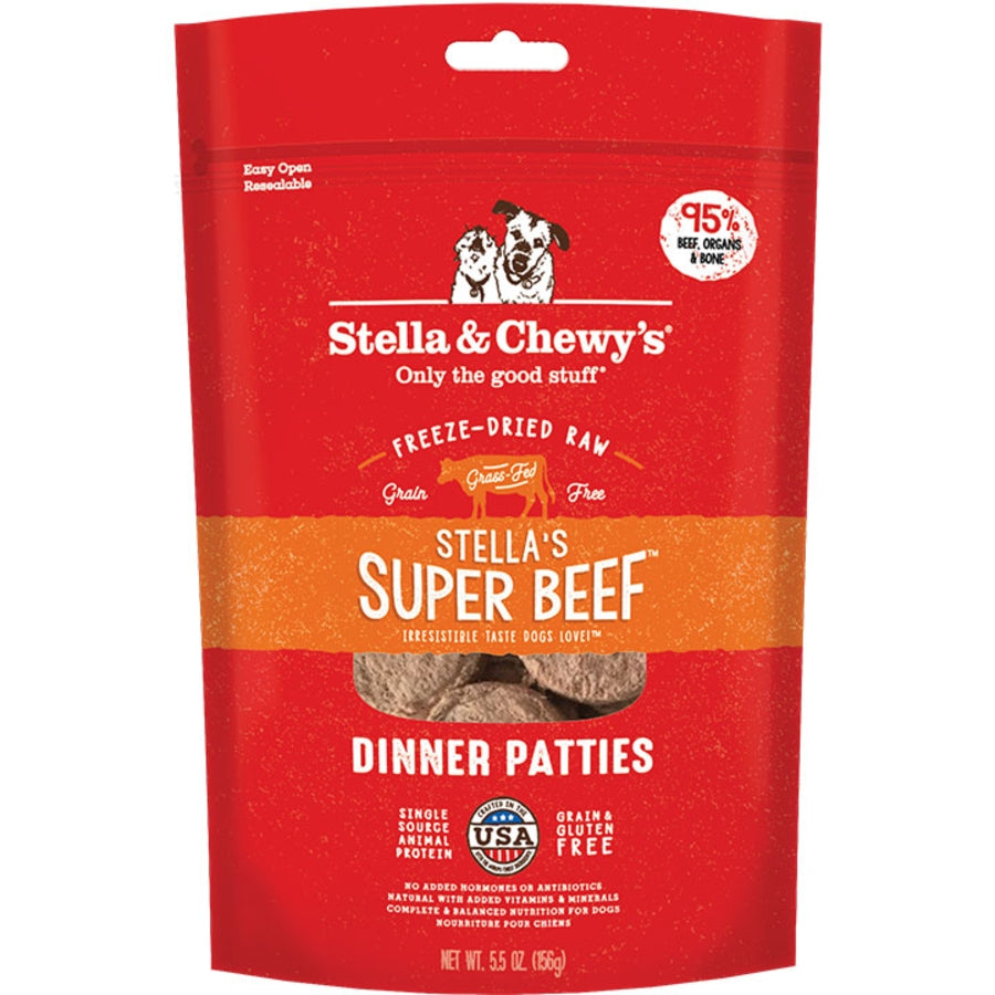Stella & Chewy's Super Beef FD Patties 5.5 oz