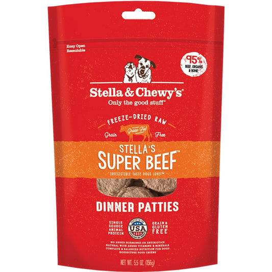 Stella & Chewy's Super Beef FD Patties 5.5 oz