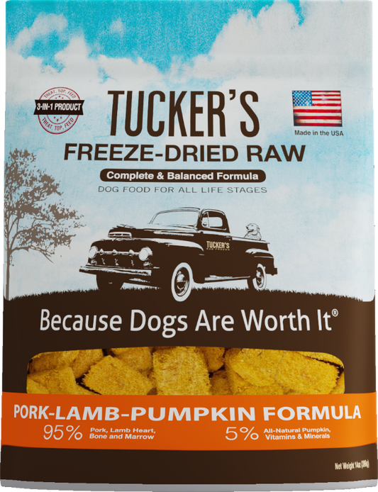 Tuckers Raw FD for Dogs - Pork/Lamb 14 oz