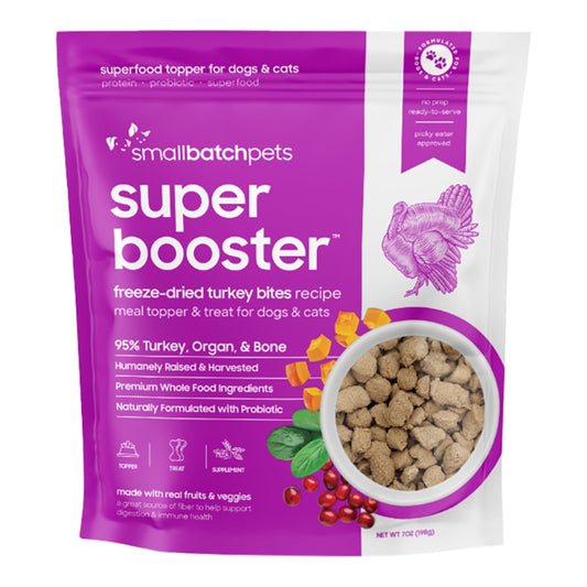 Smallbatch Freeze Dried Turkey Bites for Dogs & Cats 7oz